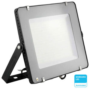 V-TAC Προβολέας LED SMD Slim 300W 100° 34500lm IP65 Samsung Chip G2 High Lumen Μαύρο Σώμα Φυσικό Λευκό 21791