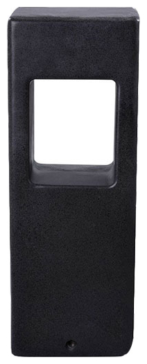 V-TAC Στεγανό Φωτιστικό Κολωνάκι Εξωτερικού Χώρου με Ενσωματωμένο LED σε Μαύρο Χρώμα 8698