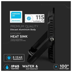 V-TAC Στεγανός Προβολέας LED 1000W Ψυχρό Λευκό 6500K IP65