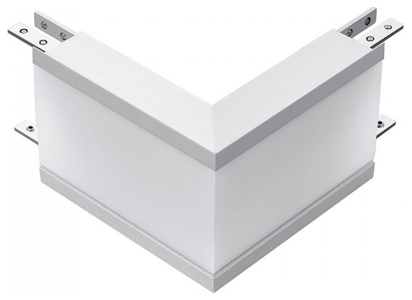 V-TAC Σύνδεσμος Ράγας Φωτιστικών από Αλουμίνιο Γωνία για Γραμμικό 12W 4000K για Σποτ σε Λευκό Χρώμα 389