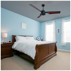 V-TAC VT-6552-3 Ανεμιστήρας Οροφής 132cm με Τηλεχειριστήριο Μπρονζέ/Καφέ