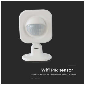 V-TAC WiFi Αισθητήρας Κίνησης Μπαταρίας σε Λευκό Χρώμα 6781