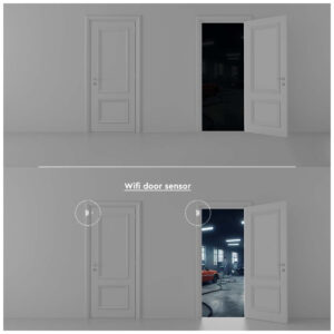 V-TAC WiFi Αισθητήρας Πόρτας/Παραθύρου σε Λευκό Χρώμα 6782