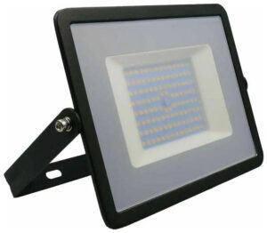 V-TAC Προβολέας LED 100W θερμό λευκό 3000K μαύρο σώμα 215964