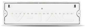 V-TAC Φωτιστικό Ασφαλείας Led 3W 1200mAh IP65 Ψυχρό Λευκό 83111