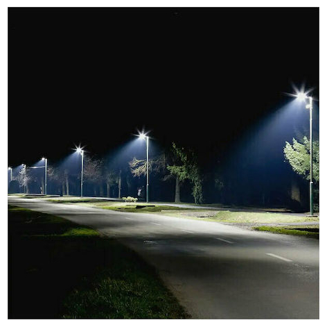 V-TAC Φωτιστικό Δρόμου LED SMD 50W 4700lm 110° Samsung Chip Ψυχρό Λευκό Γκρι Σώμα IP65 21528