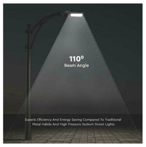 V-TAC Φωτιστικό Δρόμου LED SMD 50W 4700lm 110° Samsung Chip Ψυχρό Λευκό Γκρι Σώμα IP65 21528