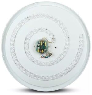 V-TAC Πλαφονιέρα LED Designer 30W/60W/30W Στρογγυλή Dimmable 3 σε 1 76011