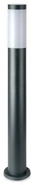 V-TAC Φωτιστικό Κολωνάκι Εξωτερικού Χώρου E27 σε Γκρι Χρώμα E27 80cm IP44 Ατσάλι Γκρι 8961