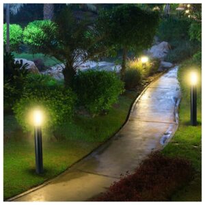 V-TAC Φωτιστικό Κολωνάκι Εξωτερικού Χώρου E27 σε Γκρι Χρώμα E27 80cm IP44 Ατσάλι Γκρι 8961