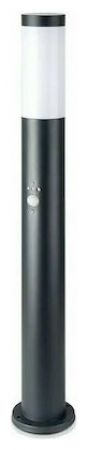 BOLLARD LAMP WITH WIR SENSOR & STAINLESS STEEL BODY-IP44-GREY