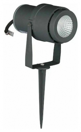 V-TAC Αδιάβροχο Φωτιστικό Κήπου LED 12W 875lm 20° IP65 Χωνευτό με Καρφί Γκρι Σώμα Ζεστό Λευκό 217550