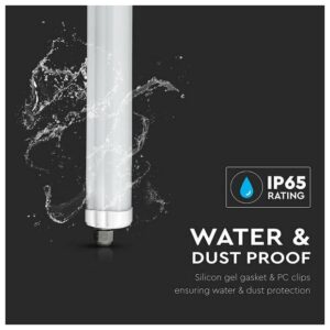 V-TAC Αδιάβροχο Γραμμικό Φωτιστικό LED SMD 48W 5760lm 120° IP65 150cm G-SERIES Ψυχρό Λευκό 216286