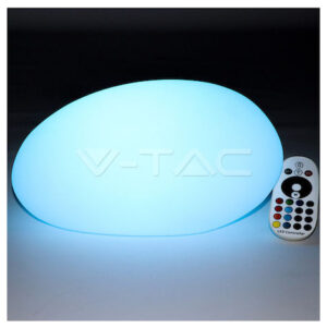 V-TAC Εξωτερικό Φωτιστικό Led Μπαταρίας Πέτρα 1W RGBW Επαναφορτιζόμενο 40151