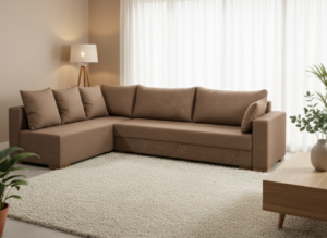 Γωνιακός καναπές Trendy-Δεξιά-265φ 165β εκ.-MInk