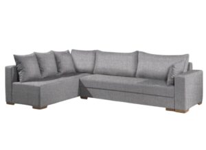 Γωνιακός καναπές Trendy-Δεξιά-285φ 185β εκ.-Γκρι Anoixto