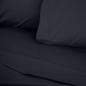 Σεντόνι Tonne Cotton Box Μονό (180x240) χρώμα μαύρο