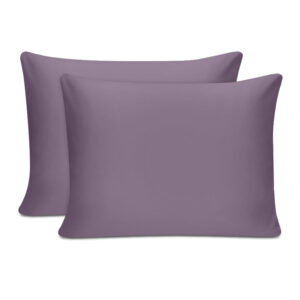 Μαξιλαροθήκες ύπνου Tonne Cotton Box Σετ 2 τμχ χρώμα dusty rose 50x80εκ.