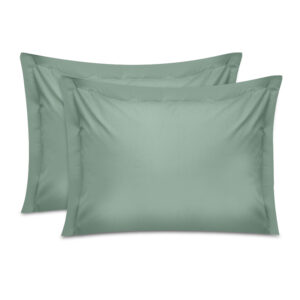 Μαξιλαροθήκες ύπνου Tonne Cotton Box Σετ 2 τμχ χρώμα πράσινο 50x80+5εκ.