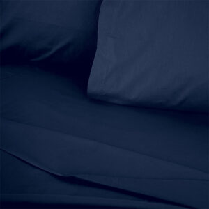 Σεντόνι Tonne Cotton Box Διπλό (240x260) χρώμα σκούρο μπλε