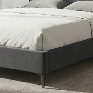 Κρεβάτι Marvel Megapap υφασμάτινο χρώμα ανθρακί 160x200εκ.