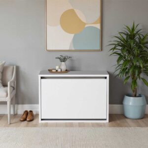 Παπουτσοθήκη Step Megapap 6 ζευγών χρώμα λευκό 60x30x42εκ.