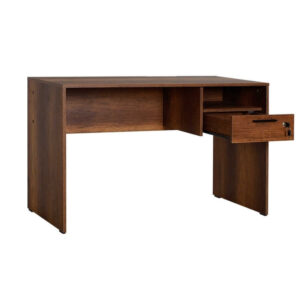 Γραφείο εργασίας με κλειδαριά Concept Megapap χρώμα καρυδί 120x60x75εκ.