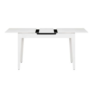 Τραπέζι Trendline Megapap επεκτεινόμενο χρώμα λευκό 120/150x70x75εκ.