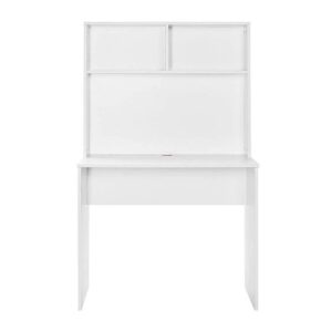 Γραφείο εργασίας Trendline Megapap χρώμα λευκό 90x52x148εκ.