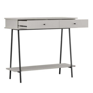 Κονσόλα Elite Megapap χρώμα λευκό του πάγου 100x40x88εκ.