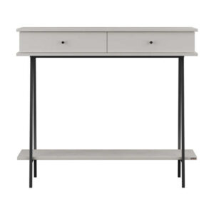 Κονσόλα Elite Megapap χρώμα λευκό του πάγου 100x40x88εκ.