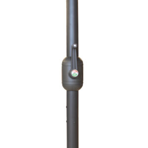 Ομπρέλα κήπου Capri Megapap αλουμινίου χρώμα ανθρακί Ø3m.