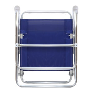 Καρεκλάκι παραλίας Alu Megapap αλουμινίου χρώμα μπλε 54x52x80εκ.