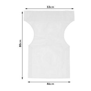 Διάτρητο πανί επαγγελματικό για πολυθρόνα σκηνοθέτη χρώματος λευκό Megapap