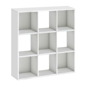Βιβλιοθήκη Cube Megapap χρώμα λευκό 90x30x90εκ.