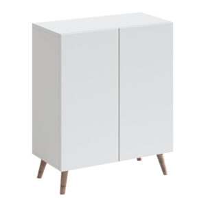 Παπουτσοθήκη Luce Megapap χρώμα λευκό 70x35x85εκ.