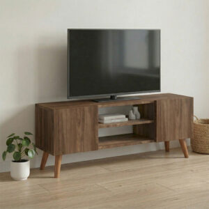 Έπιπλο τηλεόρασης Etna Megapap χρώμα καρυδί 120x30x45εκ.