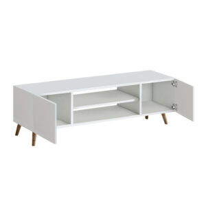 Έπιπλο τηλεόρασης Etna Megapap χρώμα λευκό 150x30x45εκ.