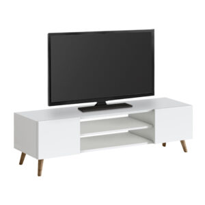 Έπιπλο τηλεόρασης Etna Megapap χρώμα λευκό 150x30x45εκ.