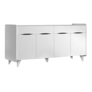 Μπουφές Sila Megapap χρώμα λευκό 140x45x72εκ.