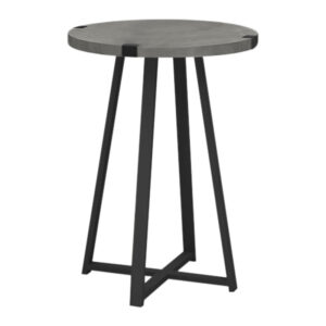 Τραπεζάκι βοηθητικό Pedro Megapap χρώμα γκρι σκυροδέματος 44x44x58εκ.