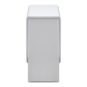 Τραπέζι Winslet Megapap επεκτεινόμενο χρώμα λευκό 34(63+63)x80x76εκ.