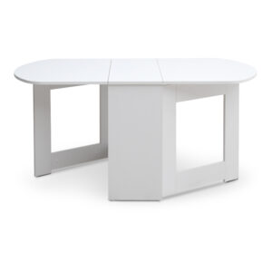 Τραπέζι Winslet Megapap επεκτεινόμενο χρώμα λευκό 34(63+63)x80x76εκ.