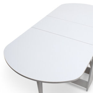 Τραπέζι Winslet Megapap επεκτεινόμενο χρώμα λευκό 34(63+63)x80x76εκ.