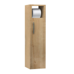 Στήλη μπάνιου Murray Megapap χρώμα φυσικό οξιάς 16x14x70εκ.