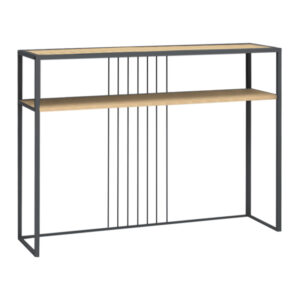 Κονσόλα Kary Megapap χρώμα φυσικό οξιάς 120x33x90εκ.