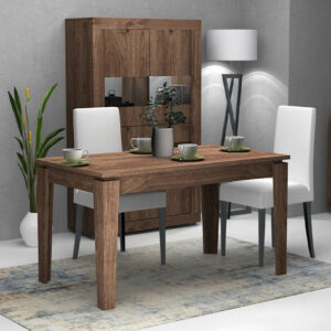 Τραπέζι Helmut Megapap επεκτεινόμενο χρώμα καρυδί 160/200x90x76εκ.