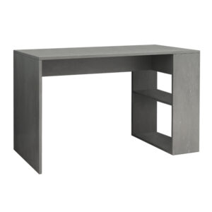 Γραφείο εργασίας Mikro Megapap χρώμα γκρι σκυροδέματος 120x60x75εκ.