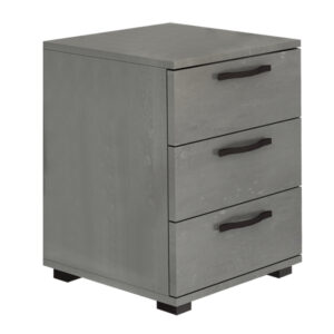 Κομοδίνο - Συρταριέρα γραφείου Roco Megapap χρώμα γκρι σκυροδέματος 40x39x57εκ.