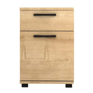 Κομοδίνο - Συρταριέρα γραφείου Veto Megapap χρώμα φυσικό οξιάς 40x39x57εκ.